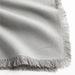 Craft Frost Grey Cotton Fringe Napkin