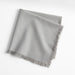 Craft Frost Grey Cotton Fringe Napkin