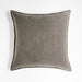 Frost 20" Washed Organic Cotton Velvet Pillow Cover