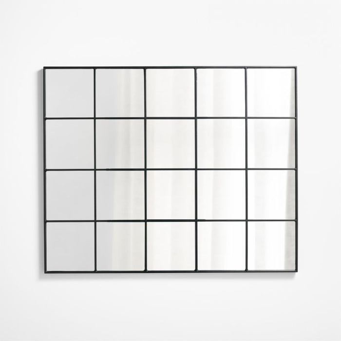 Bridget Classic Rectangular Wall Window Pane Mirror