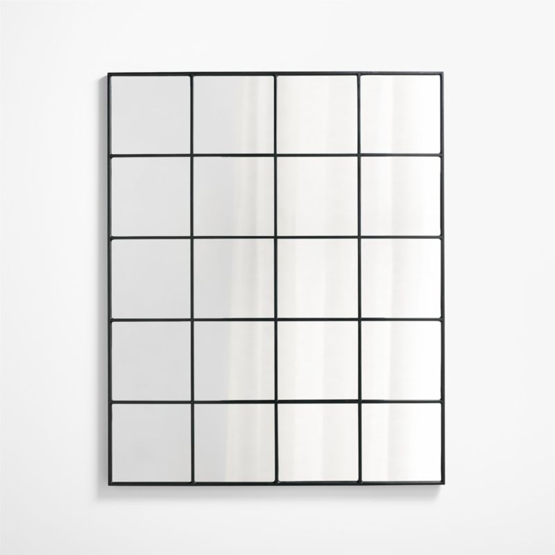 Rectangular Windowpane Bridget Classic Rectangular Wall Window Pane Mirror