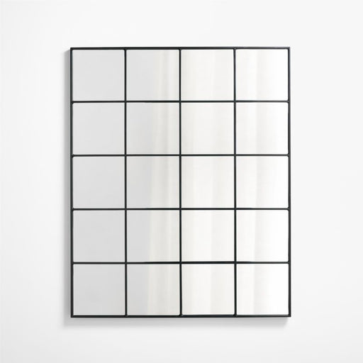 Bridget Classic Rectangular Wall Window Pane Mirror