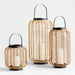 Brigton Rattan Lantern 23"