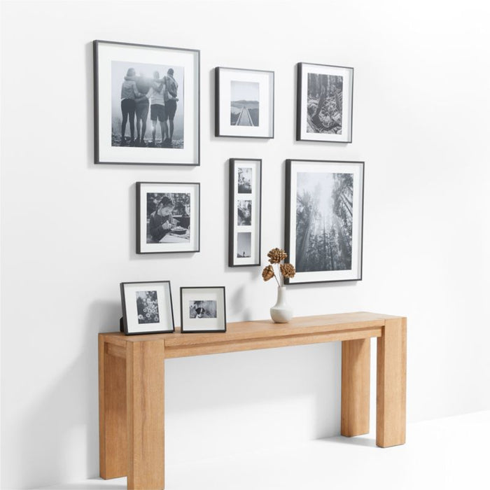 Brushed BlackTriple 4x6 Wall Frame