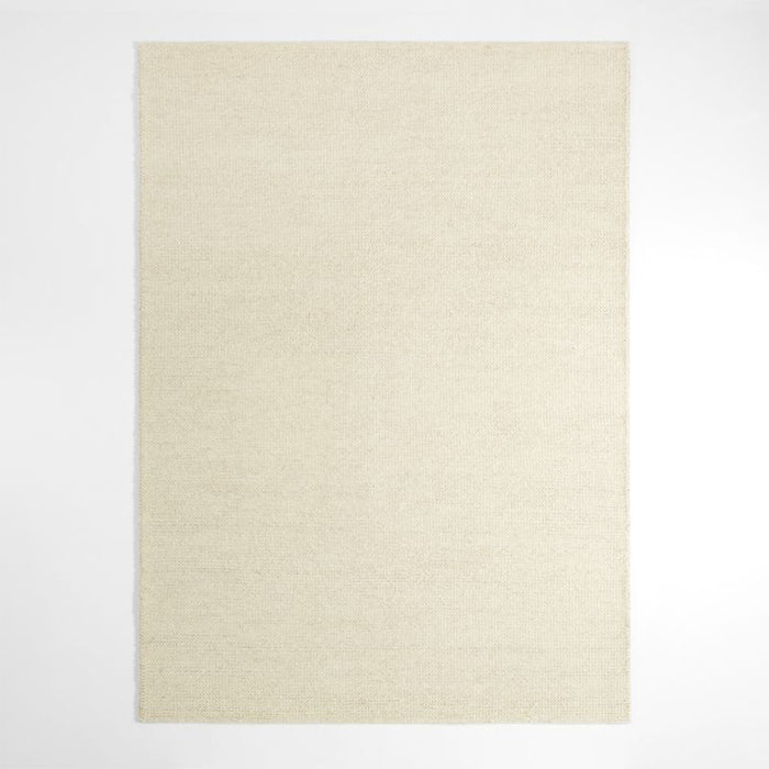 Bruges Performance Sweater Knit Ivory Area Rug 8'x10'