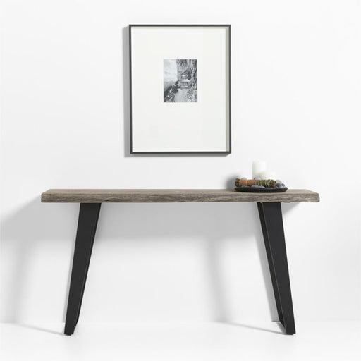 Brushed Black Metal Picture Frame with White Mat 8x10