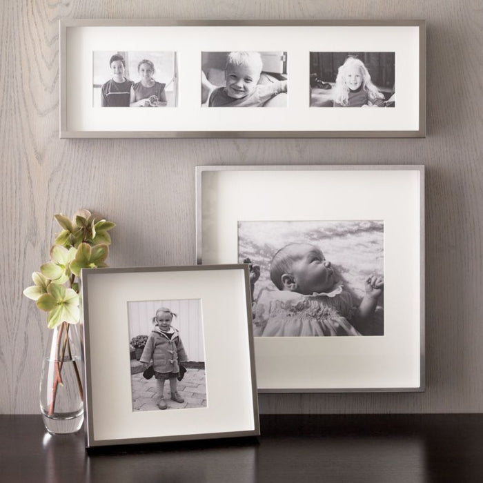 Brushed Silver 18x18 Wall Picture Frame