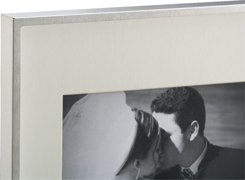 Brushed Silver 8x10 Wall Frame