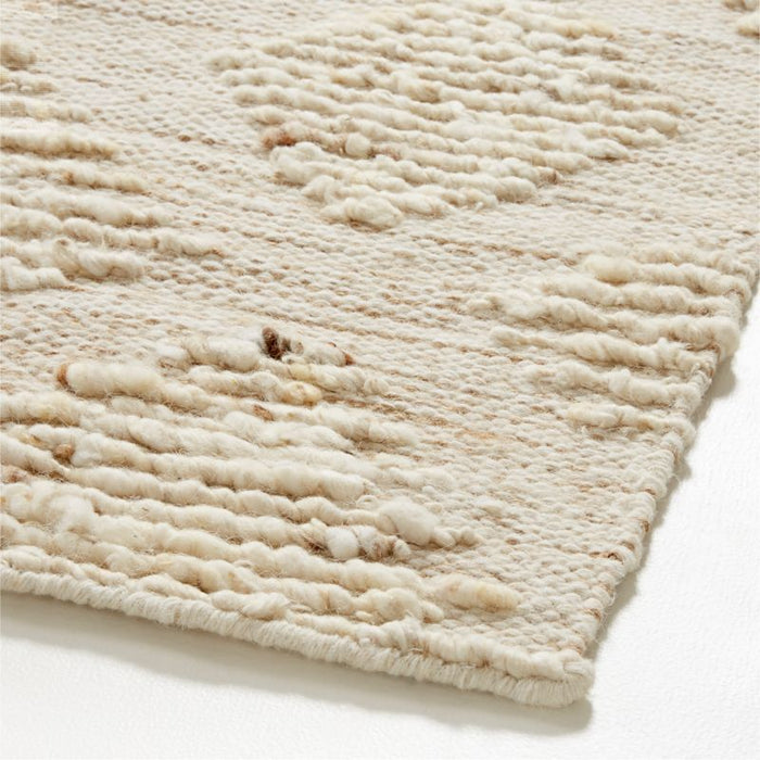 Budapest Wool and Jute Handwoven Sand Brown Area Rug 6'x9'