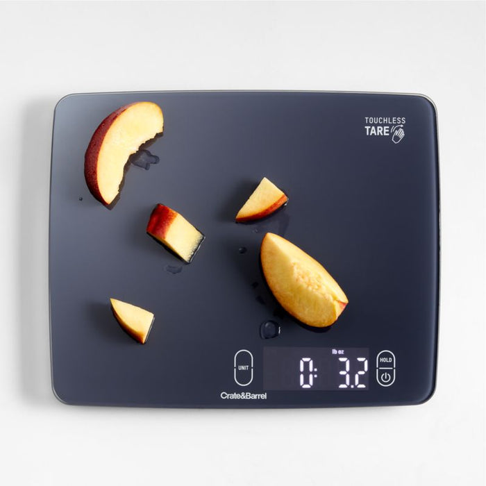 Crate & Barrel Touchless Waterproof 22-Lb. Tare Food Scale