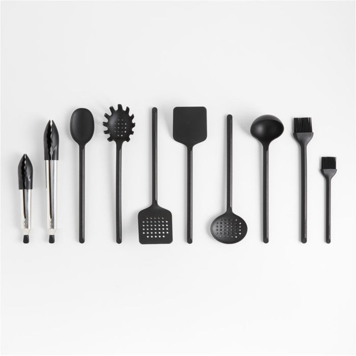 Crate & Barrel Black Nylon Pasta Spoon