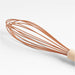 Crate & Barrel Wood and Orange 12" Silicone Whisk