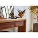 Pace Oak Wood Console Table with Drawers
