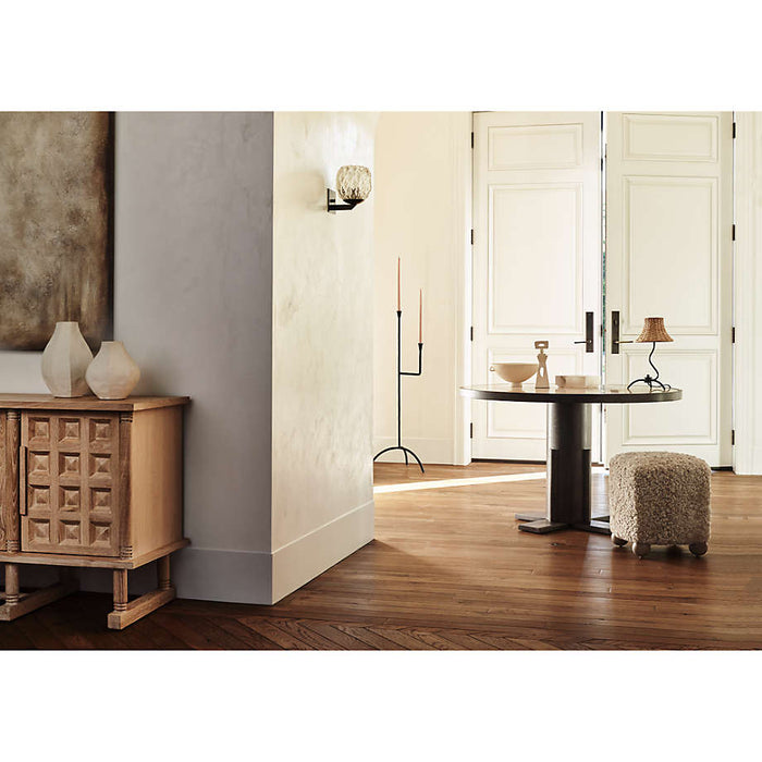 Rodin Black Iron Floor Candelabra by Athena Calderone