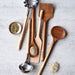 Crate & Barrel Acacia Slotted Spoon