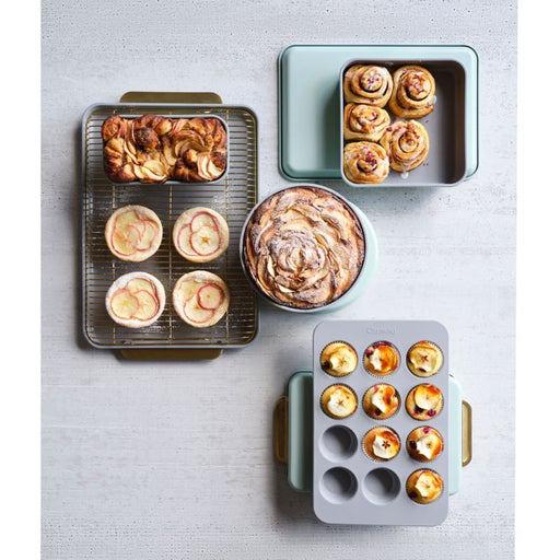 Caraway Silt Green Complete Ceramic Bakeware Set