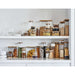 1-Cup Rectangular Glass Storage Container with Bamboo Lid
