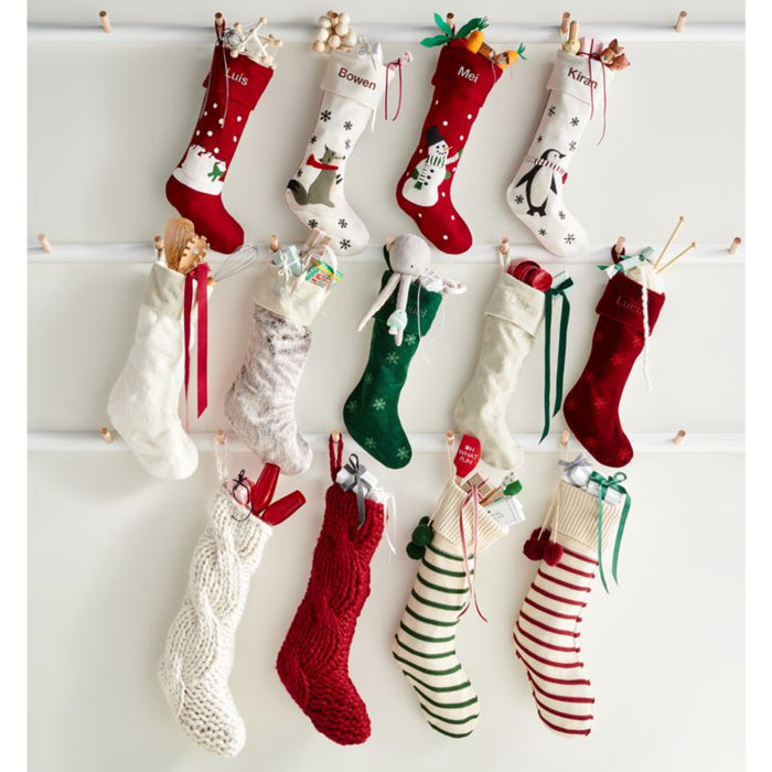 Polar Bear Cub Christmas Stocking