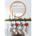 Zinc Sitting Reindeer Christmas Stocking Hook