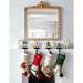Large LED White Holiday Ceramic Snowflake 9"