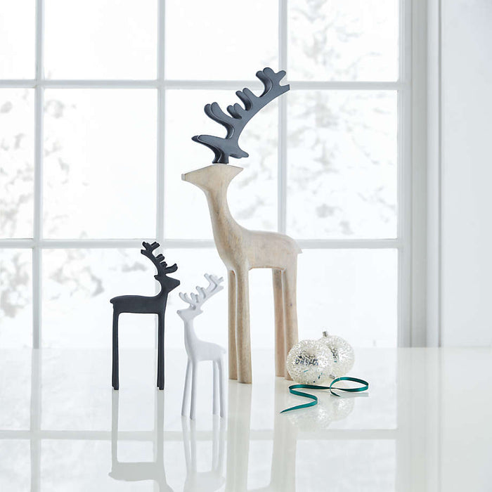 Zinc Holiday Reindeer Decoration 21"