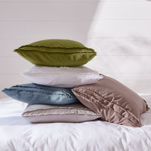 Washed Organic Cotton Fern King Duvet Cover
