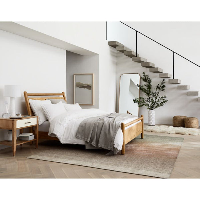 Favorite Washed Organic Cotton White Eyelash King Duvet Cover