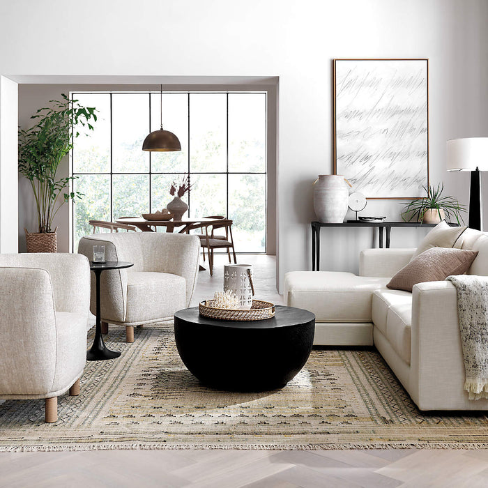 Nero Black Marble Accent Table