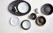 Marin Black Recycled Ceramic Serving Platter