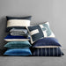Deep Sea 20" Reversible Faux Mohair Linen Pillow Cover