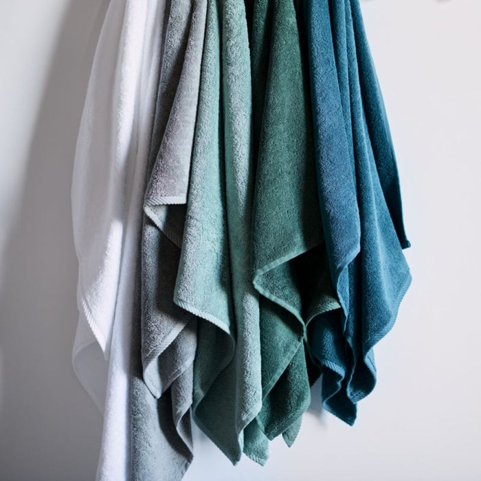 Quick-Dry Teal Organic Cotton Hand Towel