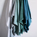 Quick-Dry Teal Organic Cotton Hand Towel