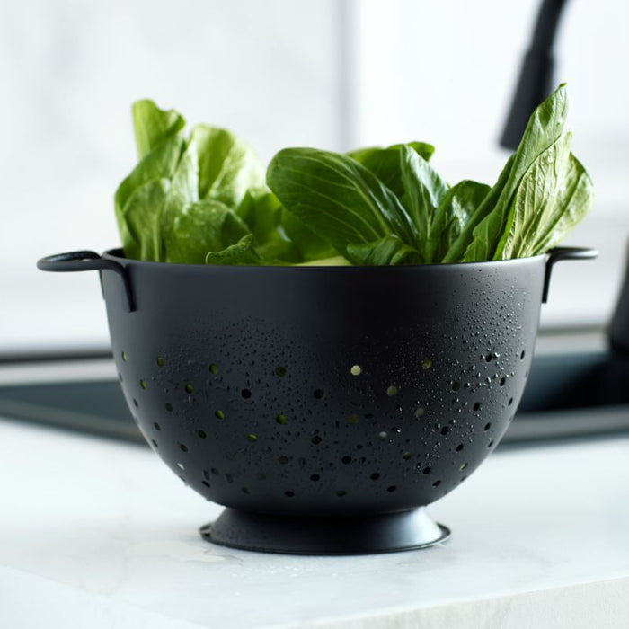 Nera Matte Black Colander Crate and Barrel Philippines