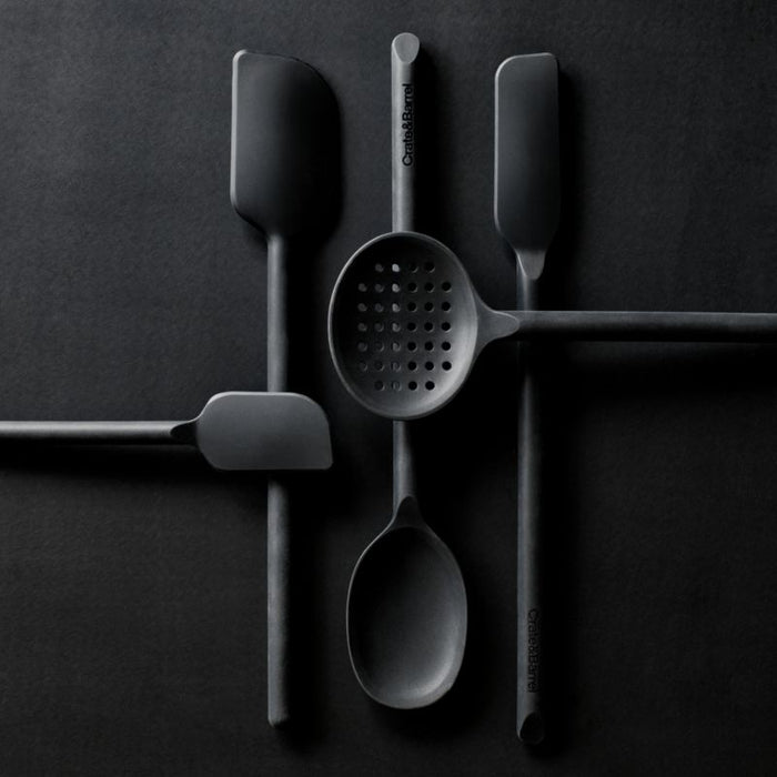 Crate & Barrel Black Silicone Spatula