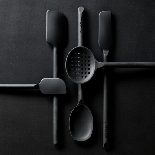 Crate & Barrel Black Silicone Ladle