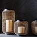 Brigton Rattan Lantern 23"