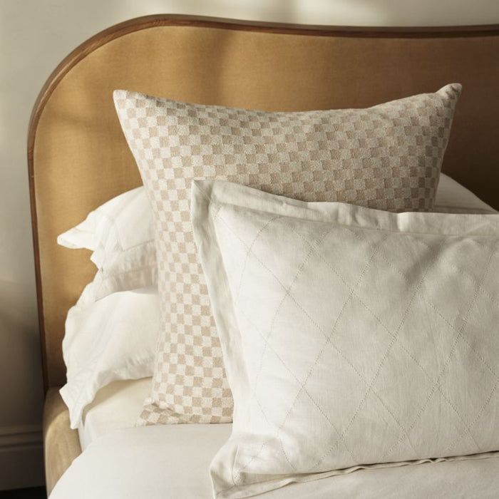 Jude Cotton Linen Euro Bed Pillow Sham by Jake Arnold