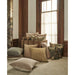 Earl Arnold Cotton 23"x23" Blush Tan Throw Pillow Cover by Jake Arnold