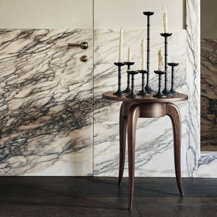 Alexander Walnut Wood Side Table by Jake Arnold