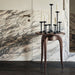 Alexander Walnut Wood Side Table by Jake Arnold