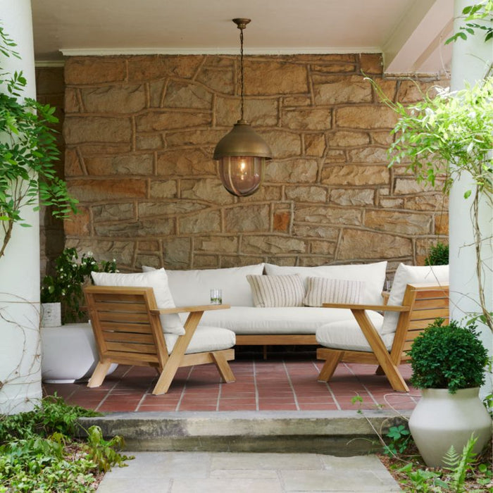 Wabi Small Sand Fiberstone Planter by Leanne Ford