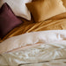 Natural Hemp Fiber Elegant Pink King-Size Duvet Cover