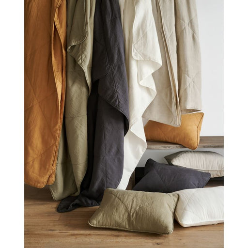 European Flax ®-Certified Linen Brulee Brown King Quilt