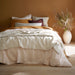 Natural Hemp Fiber Elegant Pink King-Size Duvet Cover