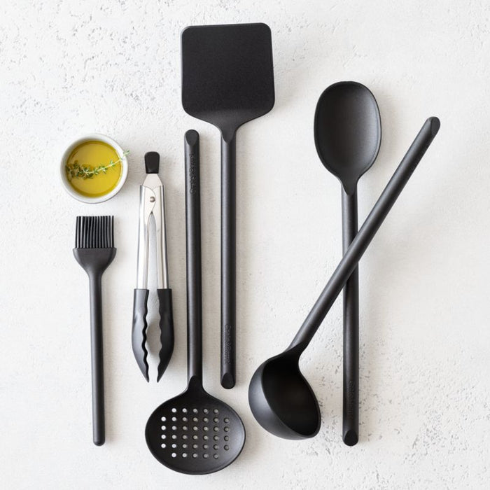 Crate & Barrel Black Mini Nylon Basting Brush