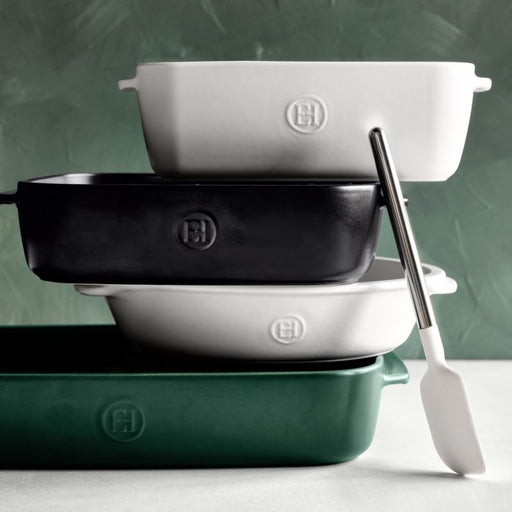 Emile Henry x Crate & Barrel Cream Ceramic Loaf Pan