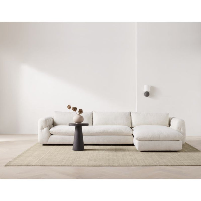 Willy Charcoal Brown Round Pedestal Side Table by Leanne Ford