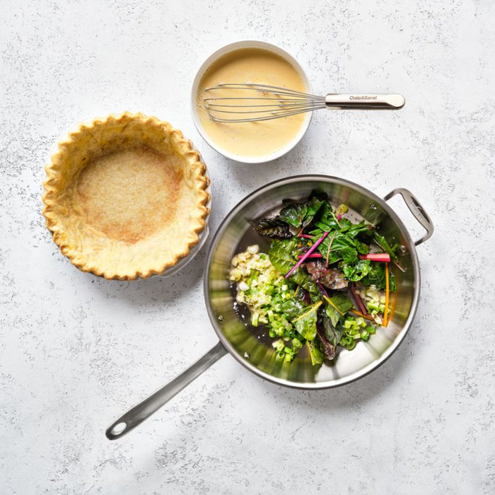 Emile Henry x Crate & Barrel Cream Ceramic Pie Dish