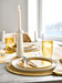 Malta Amber Handblown Glass Tumbler