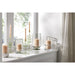 Venezia Medium Smoke Green Glass Taper Candle Holder